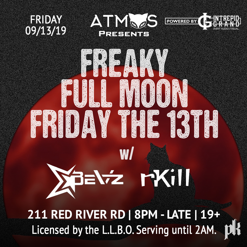 Atmos Presents: Freaky Full Moon Friday The 13th — Tbshows